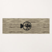 Tapis De Yoga Shiva sur le bois (Devant (Horizontal))