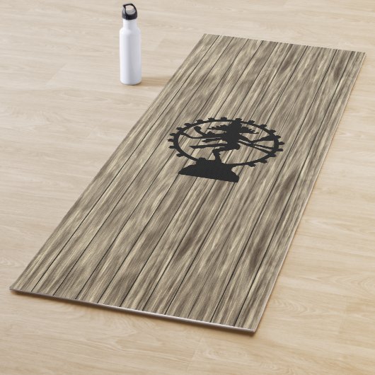 Tapis De Yoga Shiva sur le bois (En situation)