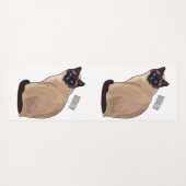 Tapis De Yoga Siamese cat cartoon (Dos (Horizontal))
