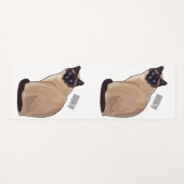Tapis De Yoga Siamese cat cartoon (Devant (Horizontal))