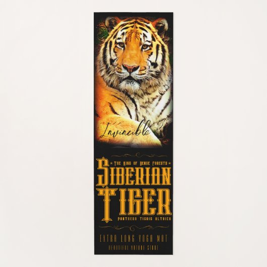 Tapis De Yoga Siberian Tiger ヨガマット (Devant)