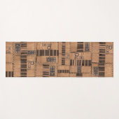 Tapis De Yoga Signal de paix (Devant (Horizontal))