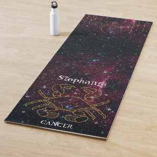 Tapis De Yoga SIGNE Zodiaque Étoile Cancer Monogramme Parties sc
