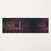 Tapis De Yoga SIGNE Zodiaque Étoile Scorpion Parties scintillant (Devant (Horizontal))