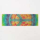 Tapis De Yoga Signes de paix Tie Dye (Dos (Horizontal))