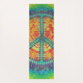 Tapis De Yoga Signes de paix Tie Dye (Dos)