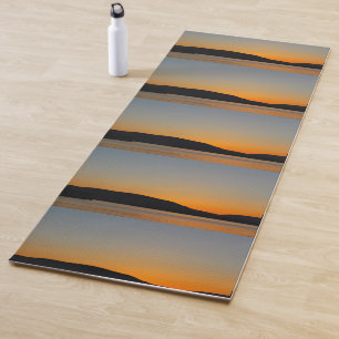 Tapis De Yoga Silhouette de montagne