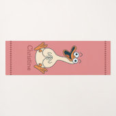 Tapis De Yoga Silly Goose, Quirky, Funny Cartoon Goose (Dos (Horizontal))