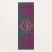 Tapis De Yoga Silver OM Hexagonal Mandala (Dos)