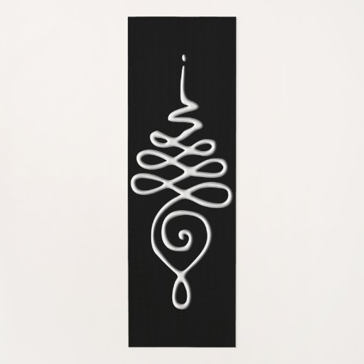 Tapis De Yoga Silver Unalome  (Devant)
