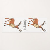 Tapis De Yoga Simple dessin (Devant (Horizontal))