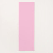 Tapis De Yoga Simple Moderne Floral Script Nom Rose Pâle Lotus (Dos)