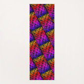 Tapis De Yoga Simple Scribble | Half Drop | Arrière - plan noir  (Devant)