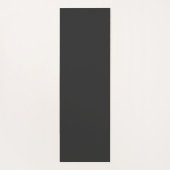 Tapis De Yoga Simple tendance Chic noir calligraphie personnalis (Dos)