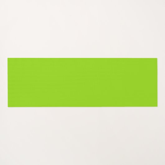 Tapis De Yoga Simple vert uni (Dos (Horizontal))