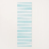 Tapis De Yoga Simples Bleu Clair Joli Personnalisé (Dos)