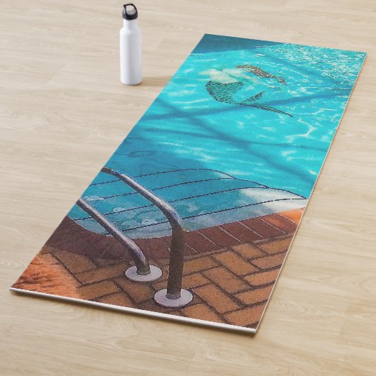 Tapis De Yoga Sirène dans une piscine (En situation)