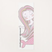 Tapis De Yoga Sirène Méditante (Devant)