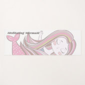 Tapis De Yoga Sirène Méditante (Devant (Horizontal))