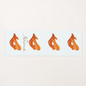 Tapis De Yoga Sirène séchée Thunder_Cove (Devant (Horizontal))