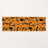 Tapis De Yoga Skeletons d'Halloween Macabre Dance (Devant (Horizontal))