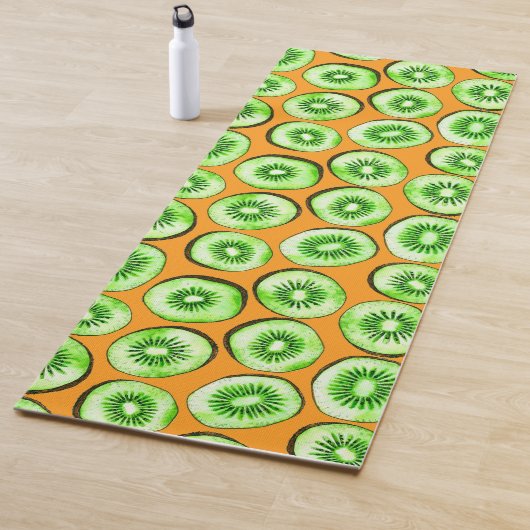Tapis De Yoga Slices Kiwi (En situation)
