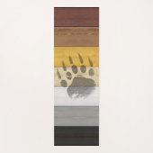 Tapis De Yoga SlipperyJoe's Bear Pride drapeau de la texture du  (Devant)