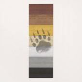 Tapis De Yoga SlipperyJoe's Bear Pride drapeau de la texture du  (Dos)