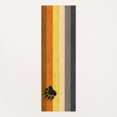 Tapis De Yoga SlipperyJoe's Bear Pride drapeau de la texture du  (Devant)