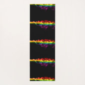 Tapis De Yoga SlipperyJoe's fumée vif arc-en-ciel célébré (Dos)
