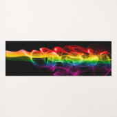 Tapis De Yoga SlipperyJoe's fumée vif arc-en-ciel célébré (Devant (Horizontal))