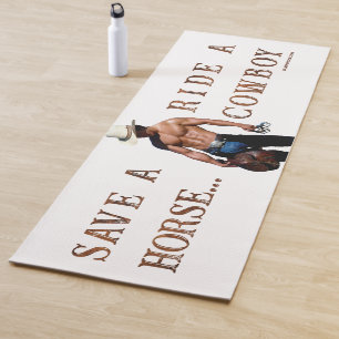 Tapis De Yoga SlipperyJoe's sauve cheval monter chapeau de cowbo