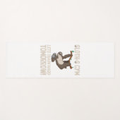Tapis De Yoga Sloth gym Nous entrainons dur Demain (Devant (Horizontal))