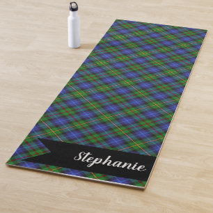 Tapis De Yoga Smith Scottish Family Tartan Plaid Motif