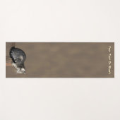 Tapis De Yoga Smoky Gray Tabby Cat (Devant (Horizontal))