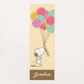 Tapis De Yoga Snoopy et ballons (Devant)