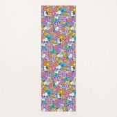 Tapis De Yoga Snoopy & Motif de fleurs de bois (Devant)