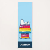 Tapis De Yoga Snoopy | Rainbow Dog House (Devant)