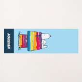 Tapis De Yoga Snoopy | Rainbow Dog House (Devant (Horizontal))