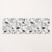 Tapis De Yoga Snoopy Smile Giggle Lauder Motif (Devant (Horizontal))