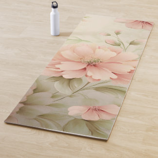 Tapis De Yoga Soft Floral