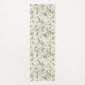 Tapis De Yoga Soft Mint Green Garden Motif (Devant)
