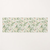 Tapis De Yoga Soft Mint Green Garden Motif (Devant (Horizontal))