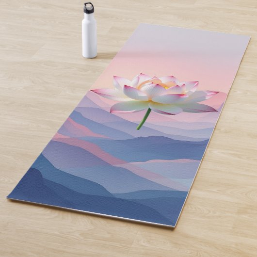 Tapis De Yoga Soft Mountain Lotus (En situation)