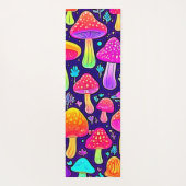 Tapis De Yoga Soft Neon : Patch pour champignon de dessin (Dos)