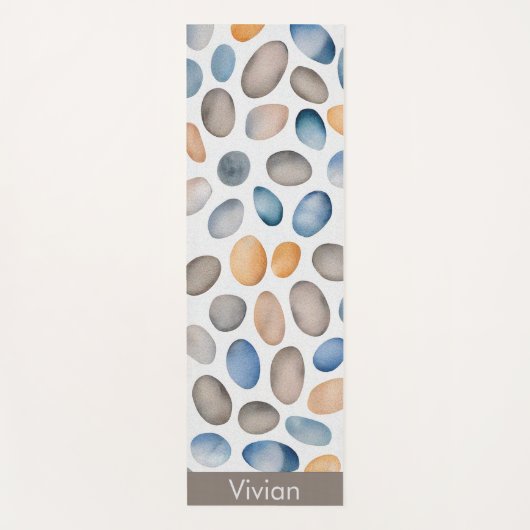 Tapis De Yoga Soft Pebble Pattern Design (Devant)
