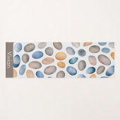 Tapis De Yoga Soft Pebble Pattern Design (Devant (Horizontal))