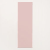 Tapis De Yoga Soft Personnalisé Soft Rose sur Blanc (Dos)