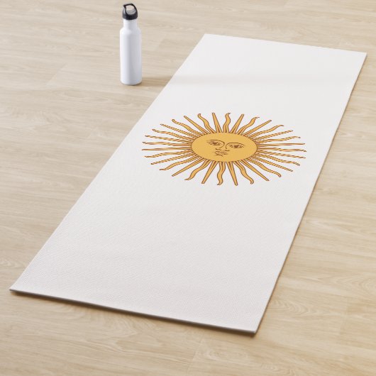 Tapis De Yoga Soleil de mai (En situation)