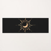 Tapis De Yoga Soleil d'or (Dos (Horizontal))